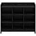 Mobile per scarpe Rovere Nero 85 x 39,5 x 70 cm - Foto miniatura 3