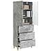 Set di armadi 2 pcs Grigio Cemento 66 x 34,5 x 90 cm - Foto miniatura 2