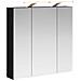 Mobiletto per specchio da bagno Rovere Nero 70 x 14,5 x 70 cm - Foto miniatura 1