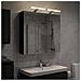 Mobiletto per specchio da bagno Rovere Nero 70 x 14,5 x 70 cm - Foto miniatura 4