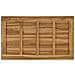 Piano del tavolo 120 x 70 x 3,5 cm Rettangolare Naturale - Foto miniatura 5
