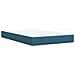 Letto con Contenitore Blu Scuro 120 x 200 cm Velluto - Foto miniatura 6