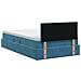 Letto con Contenitore Blu Scuro 120 x 200 cm Velluto - Foto miniatura 9