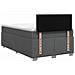 Letto box spring con materasso Grigio Scuro 120 x 190 cm - Foto miniatura 5