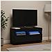 Mobile TV LED Nero Legno ingegnerizzato - Foto miniatura 2