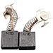 Spazzole di carbone per Hitachi H 90 - 7 x 17 x 17 mm - coppia - Foto miniatura 1