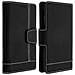 Custodia Smartphone 5.5' A 6.0' Universale Portafoglio Nero Slide Cover - Foto miniatura 1