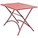 Romanus - Tavolo In Acciaio Pieghevole Da Esterno - Foto miniatura 1