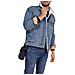Giubbotto Uomo Sherpa In Jeans - Foto miniatura 1