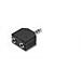 Sdoppiatore adattatore spina jack maschio 3,5 m + 2 prese jack 3,5 femmina - Foto miniatura 3