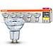 Led-lampada Con Riflettore - Gu10 - Bianco Caldo - 2700 K - 4,30 W - 50w Equivalenti - Led Base Par16 - Confezione Da 5 - Foto miniatura 4