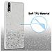 Custodia Compatibile Con Huawei P20 In Trasparente Con Glitter - Coperchio Protettivo In Silicone Tpu Flessibile Con Glitter Scintillanti - Foto miniatura 4
