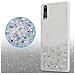 Custodia Compatibile Con Huawei P20 In Trasparente Con Glitter - Coperchio Protettivo In Silicone Tpu Flessibile Con Glitter Scintillanti - Foto miniatura 5
