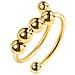 Anello Antistress Regolabile Rame Argento Gold - Foto miniatura 7