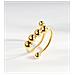 Anello Antistress Regolabile Rame Argento Gold - Foto miniatura 9