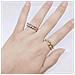 Anello Antistress Regolabile Rame Argento Gold - Foto miniatura 4
