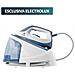 E5ST1-2DB Ferro da Stiro con Caldaia Continua Potenza 2400 Watt Colore Blu / Bianco - Foto miniatura 1