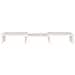 Supporto Per Monitor Bianco 60x24x10,5cm Legno Massello Di Pino - Foto miniatura 4