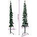 Albero Natale Artificiale Sottile a Metà Supporto Verde 210 cm - Foto miniatura 3