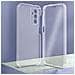Cover 360° Per Samsung Galaxy A14 Retro Rigido E Fronte Flessibile Trasparente - Foto miniatura 2