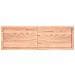 Ripiano Muro Marrone 160x50x (2-6) cm Massello Rovere Trattato - Foto miniatura 5