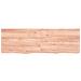 Ripiano Muro Marrone 160x50x (2-6) cm Massello Rovere Trattato - Foto miniatura 8