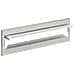 C601 Copri Fessura Buca Delle Lettere In Acciaio Per Porte O Cancelli Esterni, Portalettere Esterne, Apertura 23 X 3 Cm, Resistente, Inox - Foto miniatura 2