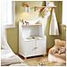 Comodino Per Bambini Scaffale Per Cameretta Per Bambini Mobili Per Cameretta Bianco 60x35x87cm Kmb84-w - Foto miniatura 5