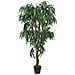 Albero Mango Artificiale 450 Foglie 120 Cm Verde - Foto miniatura 2