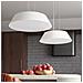Lampadario Vega 60 Bianco Sl. 0765 - Minimalista Lampadari Bianco 105x60x60 Cm - Foto miniatura 1