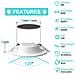 Faretto Da Incasso Led Luce Bianca Calda 3000k Non Dimmerabile 220v 6w Td-601 - Foto miniatura 2