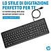 Tastiera Cablato 0196548244133  (Layout QWERTY) Colore Nero - Foto miniatura 4