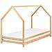 Letto Per Bambini Casa Legno Di Pino Appy 90 X 200 Cm Marrone Chiaro - Foto miniatura 7