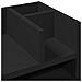 Organizer Da Scrivania Nero 44,5x24x25 Cm In Legno Multistrato - Foto miniatura 6