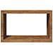 Rastrelliera Per Legna 100x40x60 Cm In Acciaio Corten - Foto miniatura 6