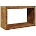 Rastrelliera Per Legna 100x40x60 Cm In Acciaio Corten - Foto miniatura 2