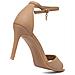 Leyla Sandals Sandali Sintetico Scarpe Donna Beige Eu 41, Mxty017501w 5003 - Foto miniatura 3
