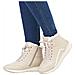Beige Casual Closed Ladies Mid Height Boots Stivaletti Pelle Sintetica Scarpe Donna Beige Eu 38, X8004-60 - Foto miniatura 2