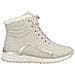 Beige Casual Closed Ladies Mid Height Boots Stivaletti Pelle Sintetica Scarpe Donna Beige Eu 38, X8004-60 - Foto miniatura 3