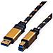 Gold Usb 3.0 Kabel, Typ A-b 1,8m (11.02.8902) - Foto miniatura 1
