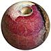 Perla Decorativa In Ceramica Ø2cm - Foro Ø4mm - Colore Rosso Mattone - Foto miniatura 1
