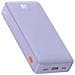 Batteria Supplementare Esterna 20000mah 20w, 1 Porta Usb-a, 1 Posta Usb-c Violet - Foto miniatura 1