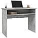 Lusso Casadino -  Scrivania Grigio Cemento 90x50x74 Cm In Legno Multistrato - Foto miniatura 2