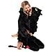 Pigiama Da Donna Tuta Intera Kigurumi Onesie Drago Sdentato Nero 165-175 L - Foto miniatura 4