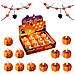 Candele Led Halloween Zucca 12 Pezzi 45 X 45 Mm Arancioni Senza Fiamma - Foto miniatura 1