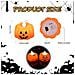 Candele Led Halloween Zucca 12 Pezzi 45 X 45 Mm Arancioni Senza Fiamma - Foto miniatura 6