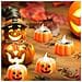 Candele Led Halloween Zucca 12 Pezzi 45 X 45 Mm Arancioni Senza Fiamma - Foto miniatura 7
