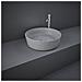 Lavabo Da Appoggio Tondo Feeling Grigio Matt - Foto miniatura 1
