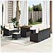 Set Divano da Giardino 8 pcs Nero e Crema 80 x 80 x 71 cm - Foto miniatura 2