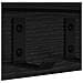 Appendiabiti a muro Rovere nero 60 x 10.5 x 10.5 cm - Foto miniatura 8